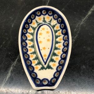 POLISH Pottery~ Spoon holder & Decor - Boleslawiec